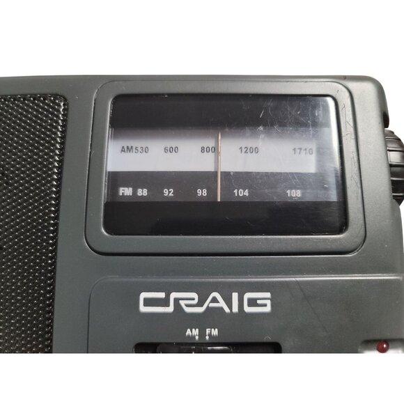 Vintage Craig Portable AM/FM Radio CR4181 - Battery Or DC Powered - Picture 7 of 10